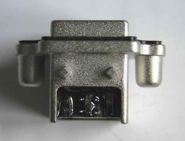 MUSB-D111-M0 Amphenol. USB-Stecker B, rechtwinklig
