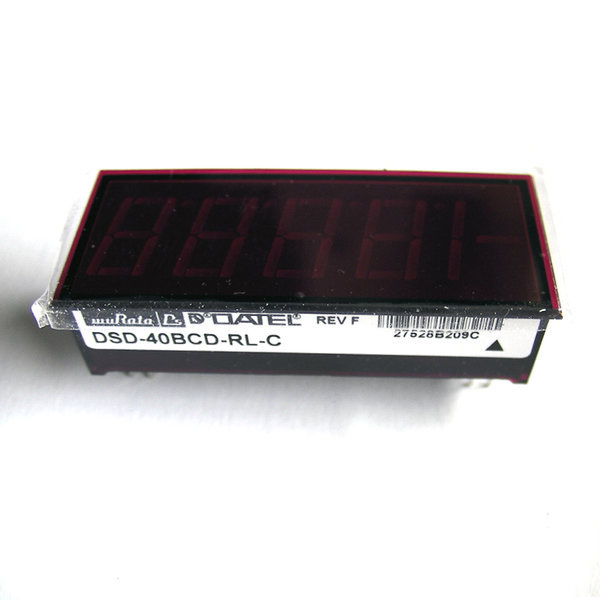 DSD-40BCD-RL-C Datel Murata. BCD Input, Slave LED Display. Low-Power Red
